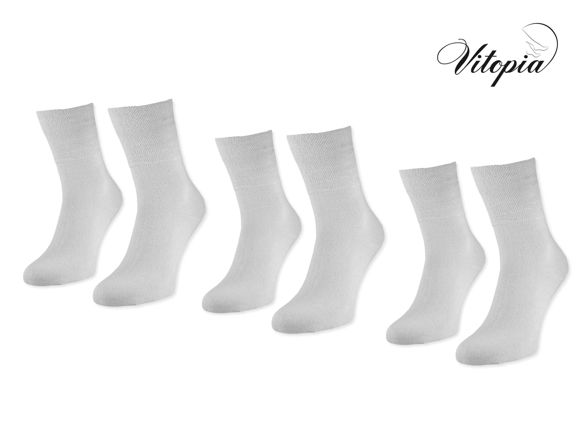Damen Diabetiker-Socken ohne Gummi druckfrei kein einschneiden Elefanten krampfadern problemfuß venenfreundlich Wasserbeine