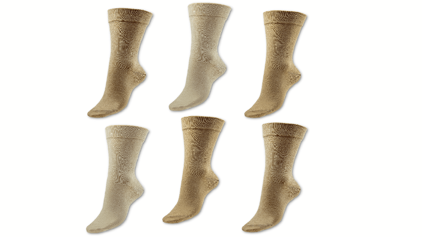 Gesundheitssocken | 6 Paar | Herren | Vitopia® Diabetikersocken | extra weiter Bund in Trichterform